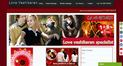 Desktop Screenshot of lovevashikaranindia.com