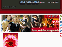 Tablet Screenshot of lovevashikaranindia.com